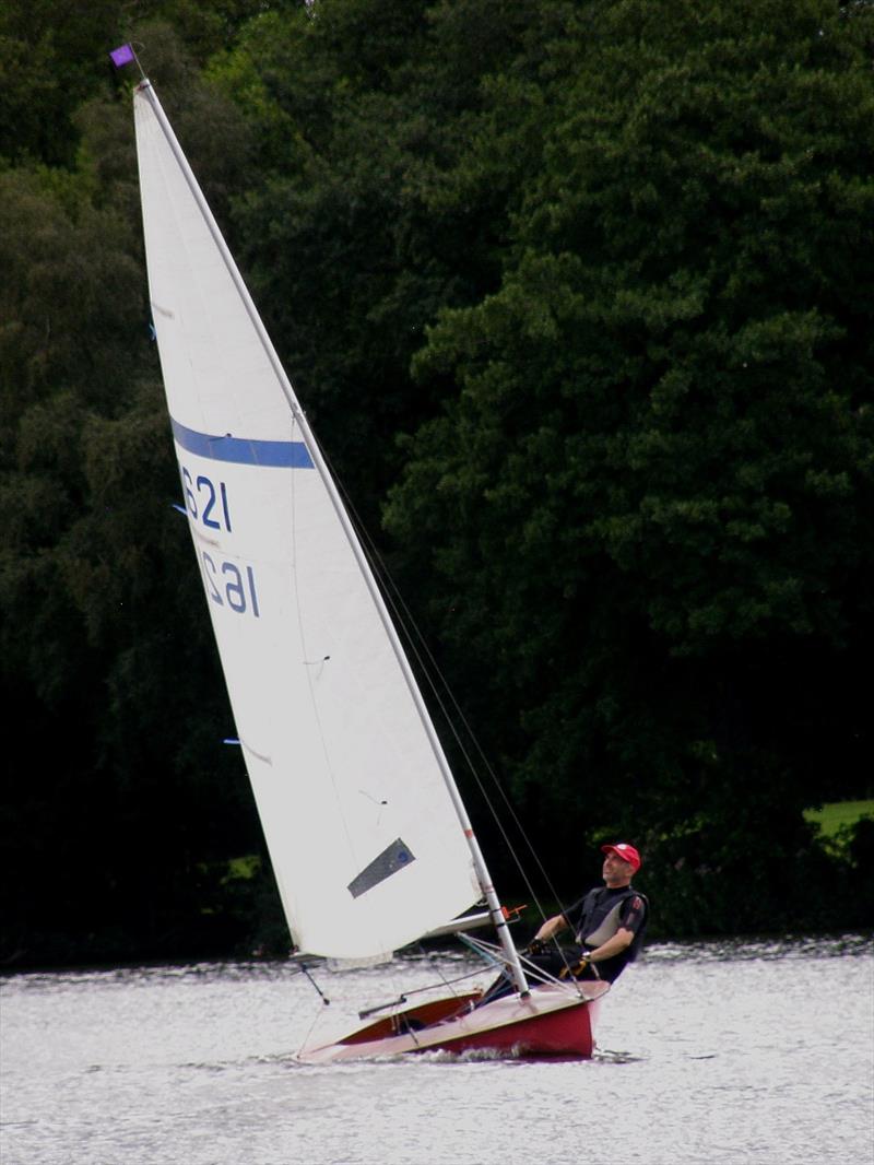 3rd place Paul Newman in his Streaker during the 2023 Border Counties Midweek Sailing Series at Redesmere photo copyright John Nield taken at Redesmere Sailing Club and featuring the Streaker class