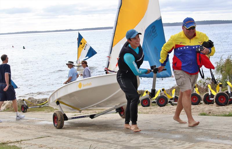 David Gonzalez wins the Sunfish Youth Worlds photo copyright Sherri Campbell taken at  and featuring the Sunfish class
