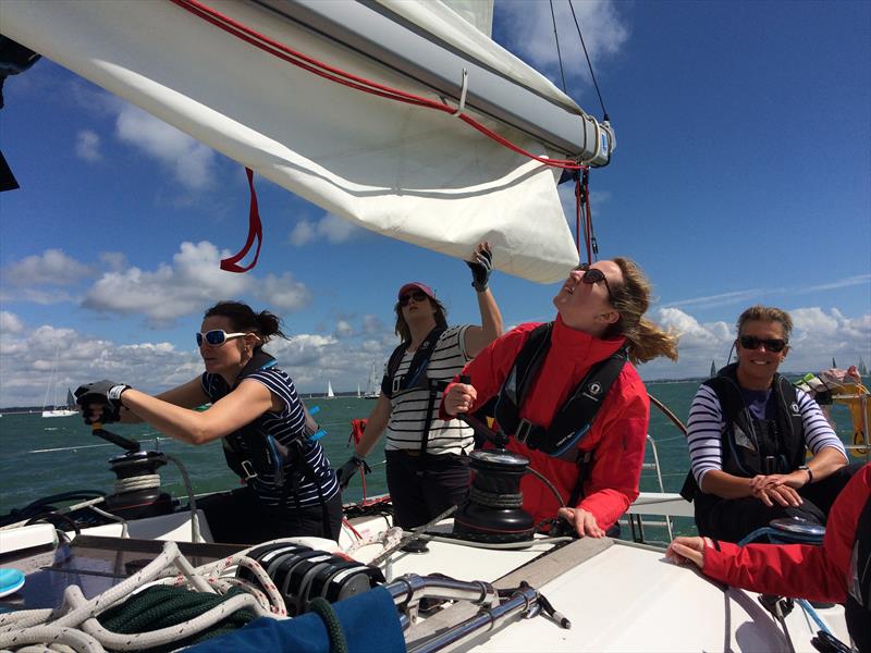 Racing with Sunsail at Lendy Cowes Week 2017 photo copyright Sunsail taken at Cowes Combined Clubs and featuring the  class