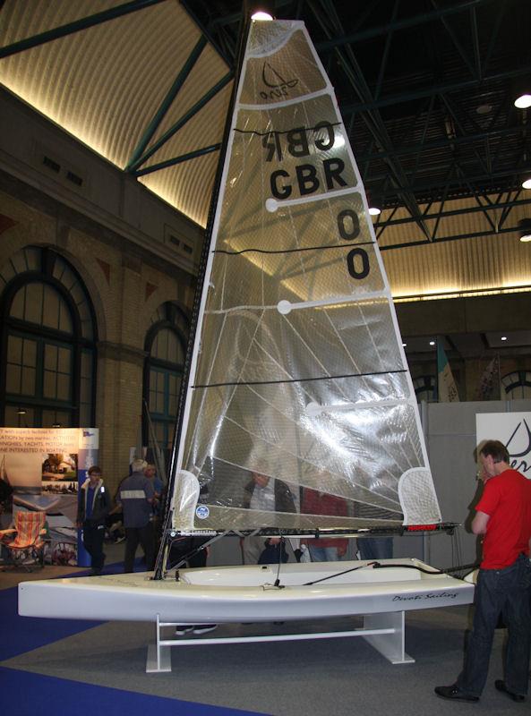 The Devoti D-Zero at the RYA Suzuki Dinghy Show 2014 photo copyright Mark Jardine taken at RYA Dinghy Show and featuring the  class