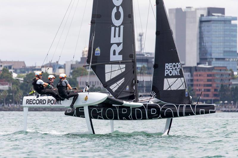 Superfoiler Grand Prix, Geelong, Day 1, February 9, 2018 photo copyright Andrea Francolini taken at Royal Geelong Yacht Club and featuring the Superfoiler class