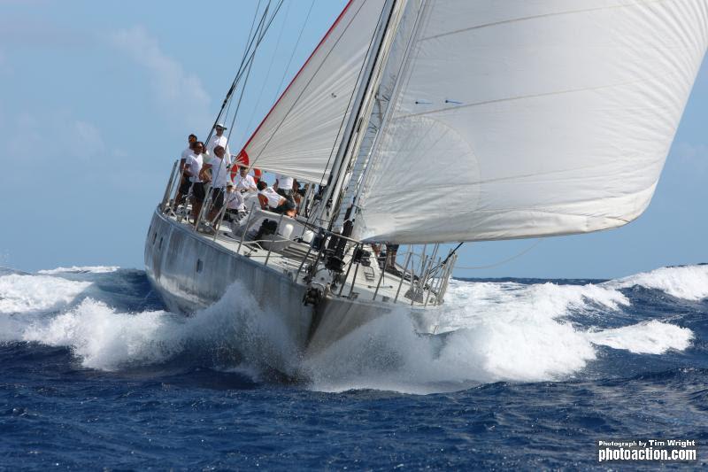 Dominique Presles designed 102ft ketch Maramar - Superyacht Challenge Antigua 2014 photo copyright Tim Wright taken at  and featuring the Superyacht class