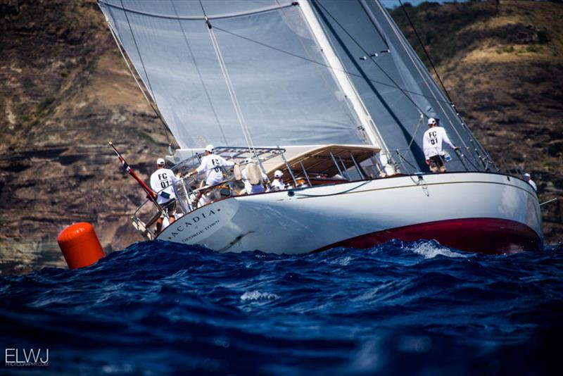 90ft Hoek designed sloop Acadia - Superyacht Challenge Antigua photo copyright Emma Louise Wyn Jones taken at  and featuring the Superyacht class