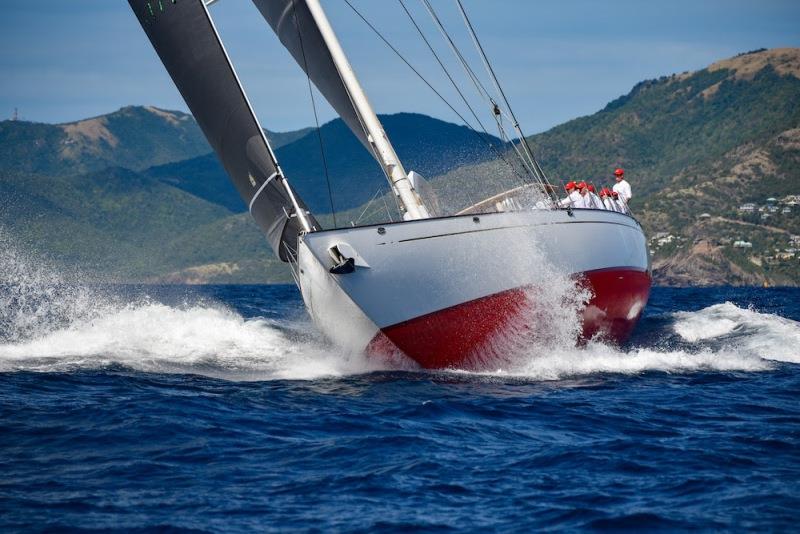 The 90ft Hoek designed sloop Acadia photo copyright Ted Martin taken at  and featuring the Superyacht class