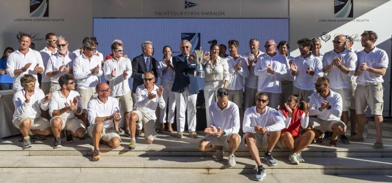 My Song winner of the Silver Jubilee Trophy, Loro Piana Superyacht Regatta 2018 photo copyright YCCS / Borlenghi taken at Yacht Club Costa Smeralda and featuring the Superyacht class
