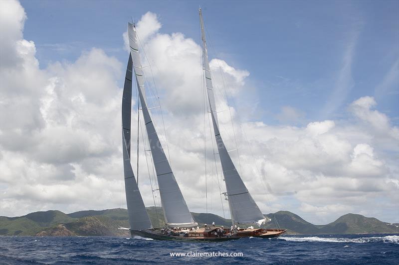 The 218ft (66.45m) Dykstra/Reichel Pugh ketch Hetairos - 2024 Superyacht Challenge day 2 - photo © Claire Matches / www.clairematches.com