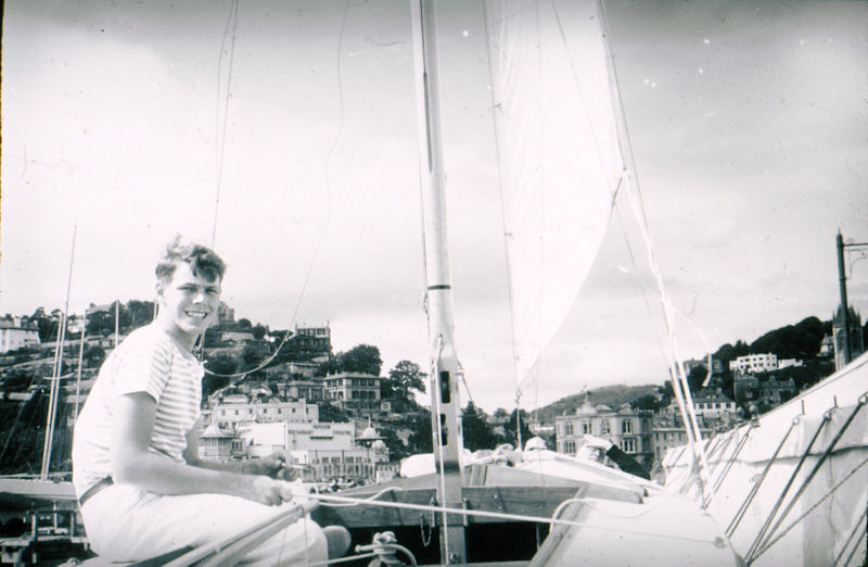 A Swallow during the 1948 Olympics photo copyright Chivers Farrar Collection taken at Royal Torbay Yacht Club and featuring the Swallow class