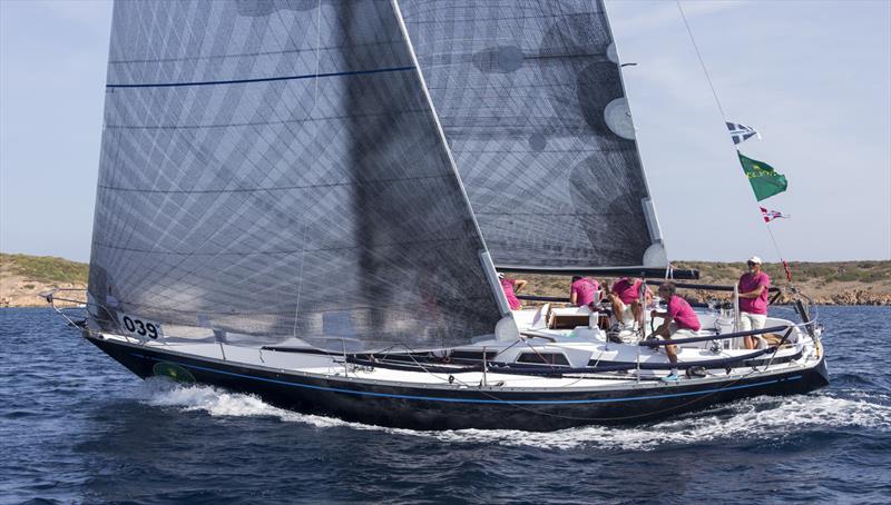 Mascalzone Latino on day 1 of the Rolex Swan Cup photo copyright Carlo Borlenghi / Rolex taken at Yacht Club Costa Smeralda and featuring the Swan class