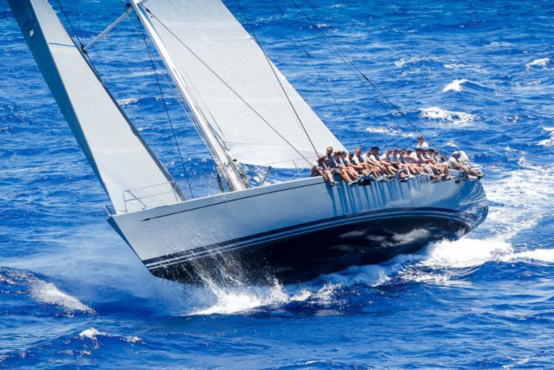 Stay Calm is currently estimated to be leading IRC on corrected time on day 3 of the Antigua Bermuda Race photo copyright Paul Wyeth / www.pwpictures.com taken at Royal Bermuda Yacht Club and featuring the Swan class