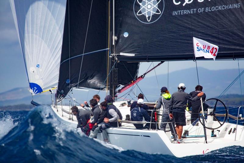 The Nations Trophy Mediterranean League 2019 photo copyright Giulio Testa taken at Yacht Club Italiano and featuring the Swan class