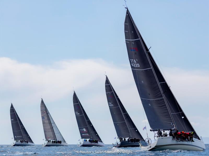 Fleet - The Nations Trophy Mediterranean League 2019 photo copyright Giulio Testa taken at Yacht Club Italiano and featuring the Swan class