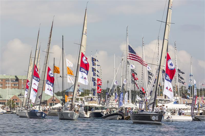 Parade of Nations on day 5 of the Rolex New York Yacht Club Invitational Cup photo copyright Rolex / Daniel Forster taken at New York Yacht Club and featuring the Swan 42 class