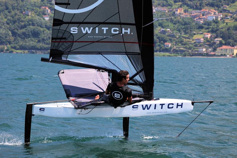 Switch One Design foiling dinghy photo copyright Stefano Ferrighi taken at  and featuring the Switch class