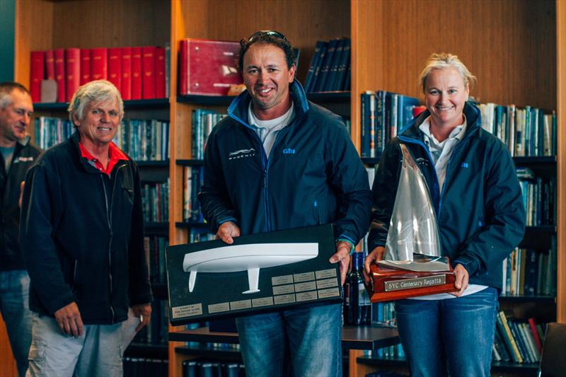 Rowan Simpson Brenton and Jen Carnell win the Quantum Sails Sydney 38 Victorian State Title 2015 photo copyright Sailing Shack Photography taken at Sandringham Yacht Club and featuring the Sydney 38 class