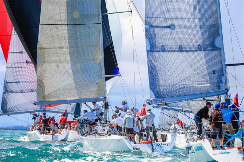 Sydney 38s on day 3 of the Festival of Sails photo copyright Craig Greenhill / Saltwater Images taken at Royal Geelong Yacht Club and featuring the Sydney 38 class
