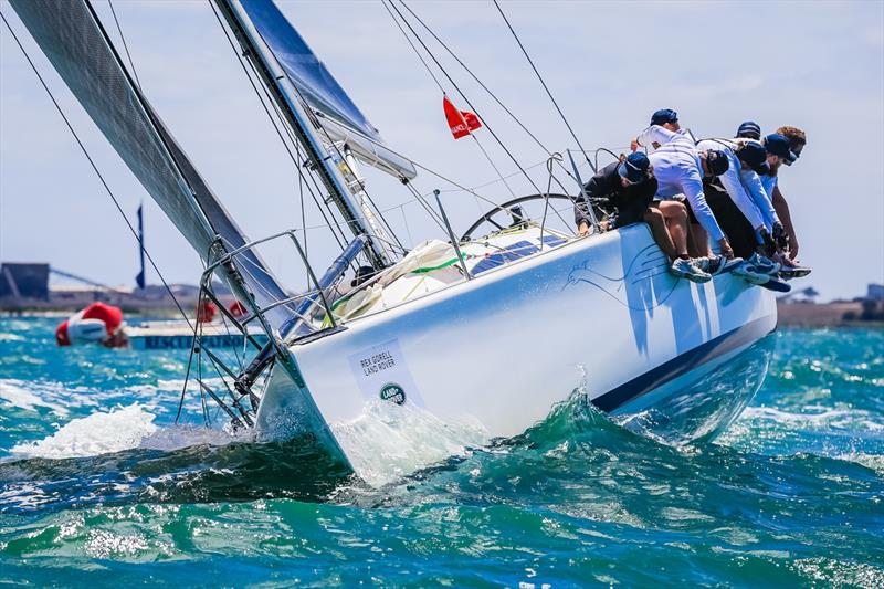 Phoenix, winner of the Sydney 38 Australian Championship at the Festival of Sails photo copyright Craig Greenhill / Saltwater Images taken at Royal Geelong Yacht Club and featuring the Sydney 38 class