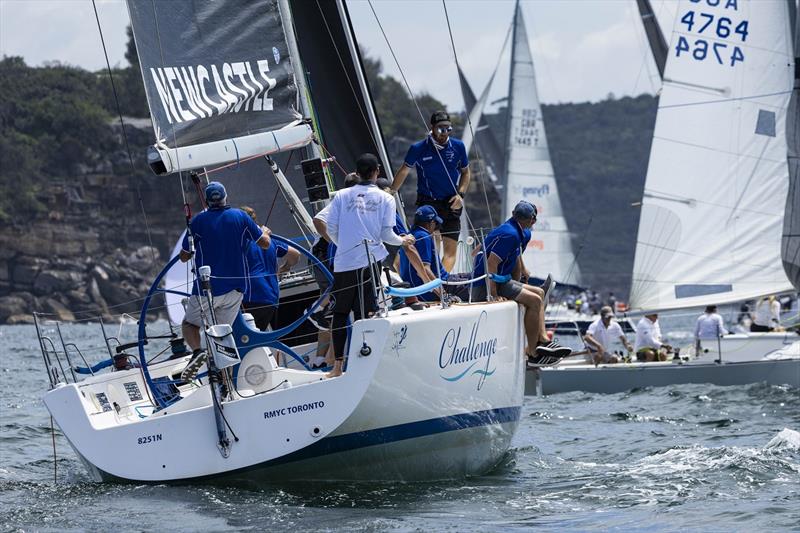 Challenge cracked the Conspiracy code - 2024 Nautilus Marine Insurance Sydney Harbour Regatta photo copyright Andrea Francolini / MHYC taken at Middle Harbour Yacht Club and featuring the Sydney 38 class