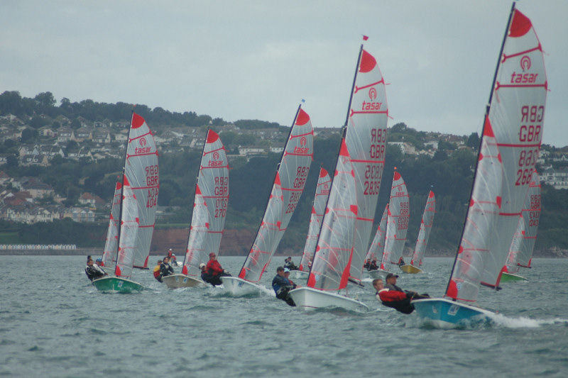 The Tasar nationals were held during Ocean BMW Torbay Week photo copyright Katina Read taken at Royal Torbay Yacht Club and featuring the Tasar class