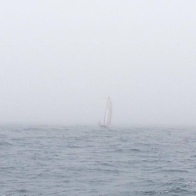 Sea fog offshore at Ulladulla on Sunday photo copyright Adventures of a Sailor Girl taken at  and featuring the Tasar class