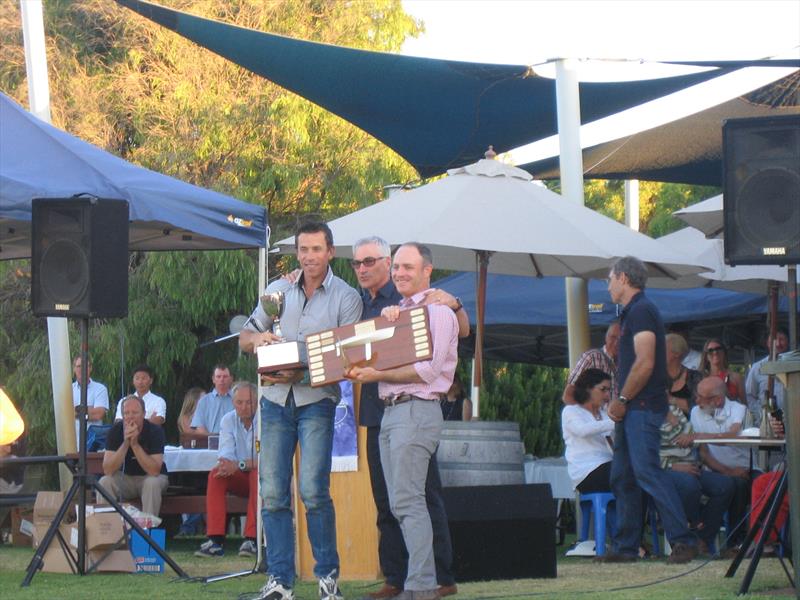 Chris Dance and Peter Hackett win the 2015 Tasar Worlds photo copyright Greg Jennings taken at Geographe Bay Yacht Club and featuring the Tasar class