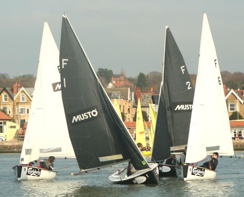The Big Lash 2014 photo copyright Philip Shepherd taken at West Kirby Sailing Club and featuring the Team Racing class