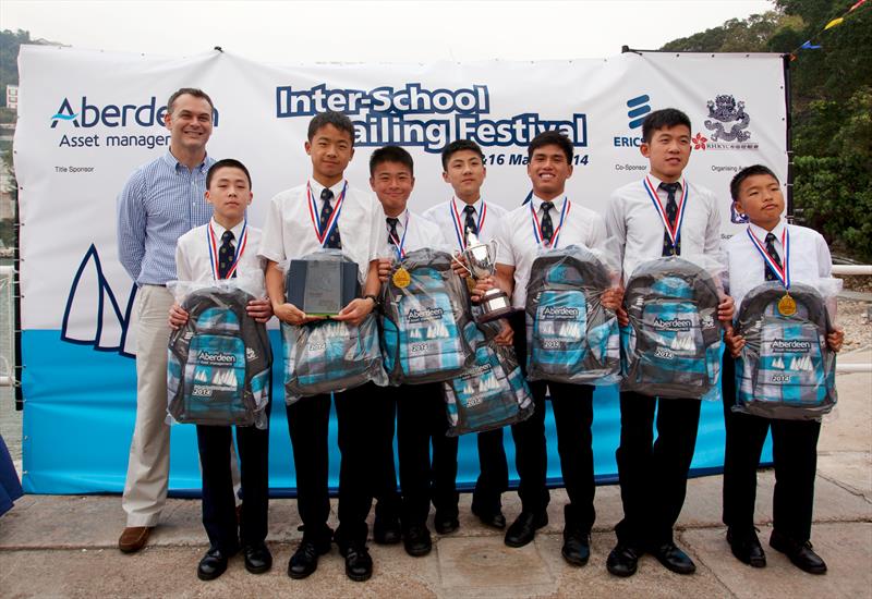 2014 Hong Kong Inter-School Sailing Festival photo copyright RHKYC / Guy Nowell taken at Royal Hong Kong Yacht Club and featuring the Team Racing class