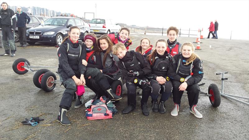 The West Kirby Sailing Club Youth Team sailing at the 'The Big Lash' Team Racing event photo copyright Paul Colquitt taken at West Kirby Sailing Club and featuring the Team Racing class