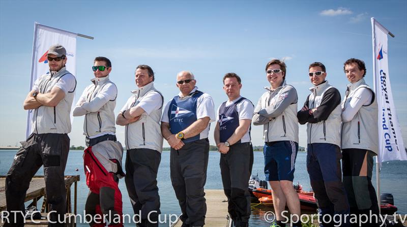 Royal Thames Yacht Club Cumberland Cup skippers photo copyright Alex Irwin / www.sportography.tv taken at  and featuring the Team Racing class