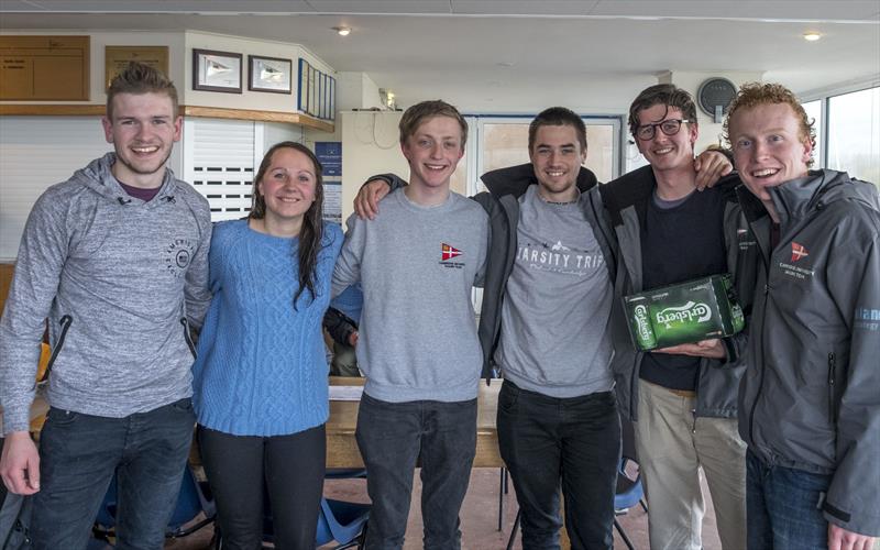 Nottingham Snakebite winners - Cambridge University photo copyright David Eberlin taken at Notts County Sailing Club and featuring the Team Racing class