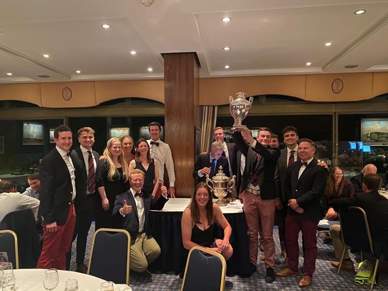 British American Cup 2023 prize giving at the Royal Thames Yacht Club photo copyright Simon Winkley taken at Royal Thames Yacht Club and featuring the Team Racing class