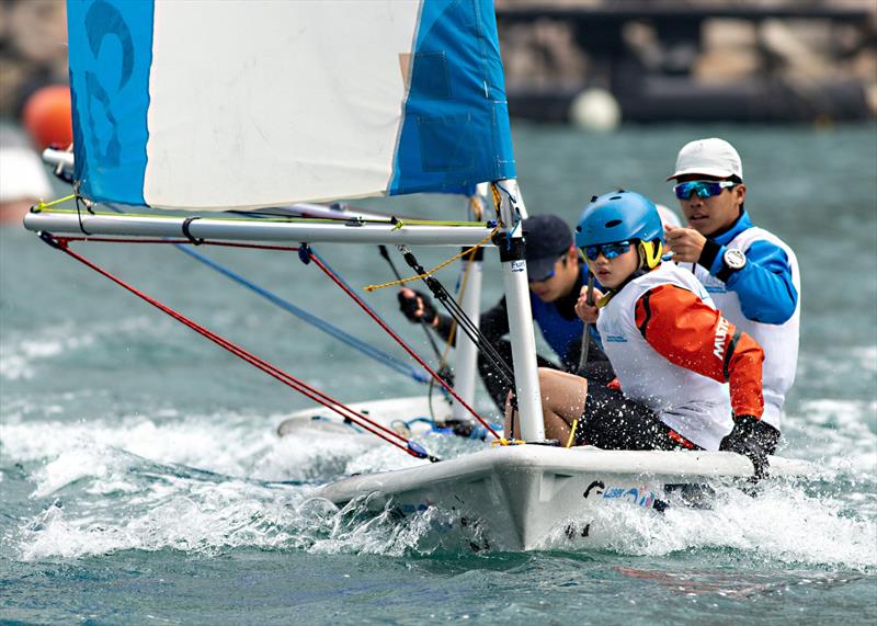 Boase Cohn & Collins Interschools Sailing Festival 2024 photo copyright RHKYC / Guy Nowell taken at Royal Hong Kong Yacht Club and featuring the Team Racing class