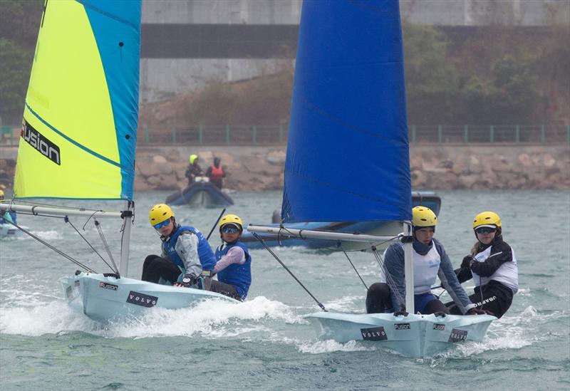Boase Cohen & Collins Interschools Sailing Festival 2024 photo copyright RHKYC / Guy Nowell taken at Royal Hong Kong Yacht Club and featuring the Team Racing class
