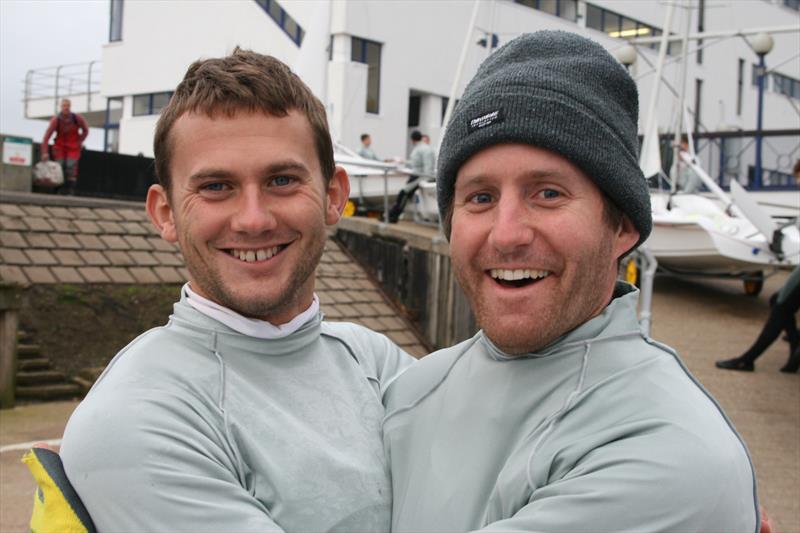 Matt Burge and Toby Lewis win the 2014 Endeavour Championship photo copyright Sue Pelling taken at Royal Corinthian Yacht Club, Burnham and featuring the Topaz Argo class