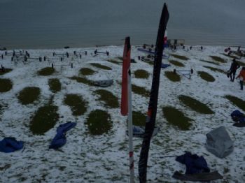 Post launch at the Magic Marine Topper Winter Regatta