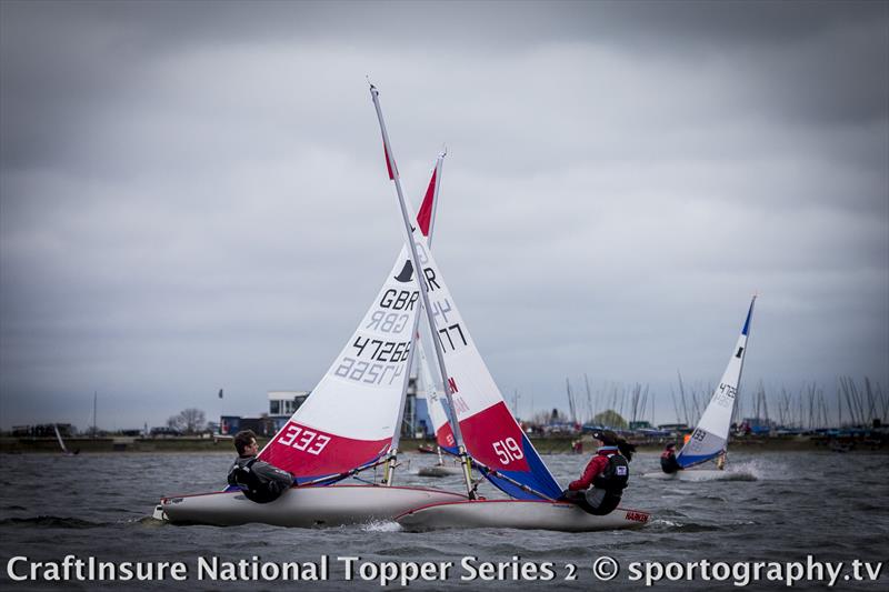 Craftinsure Topper 5.3 National Series 2 photo copyright Alex Irwin / www.sportography.tv taken at Queen Mary Sailing Club and featuring the Topper class