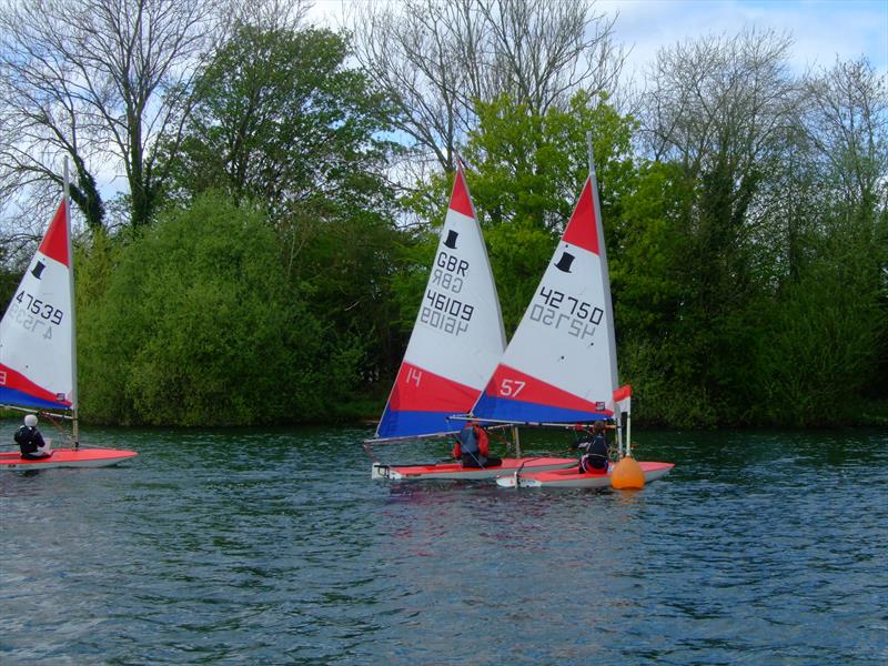 Toppers at Frampton on Severn photo copyright Andy Smith taken at Frampton on Severn Sailing Club and featuring the Topper class