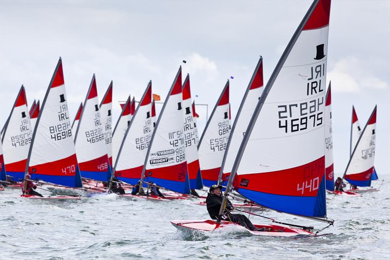 250 sailors are set for the Youth National Pathway Championships at Howth photo copyright David Branigan / www.oceansport.ie taken at Howth Yacht Club and featuring the Topper class