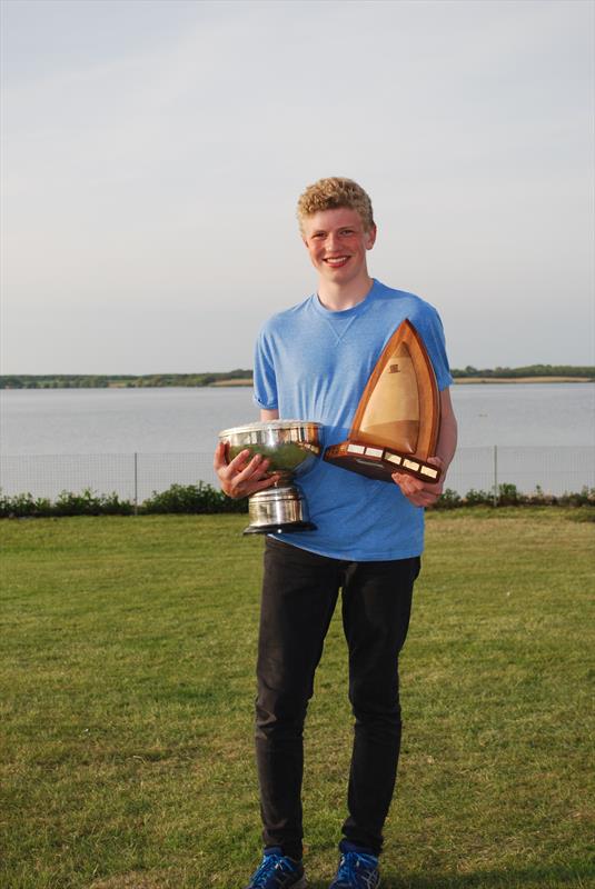 Calum Rosie wins the Topper Inlands at Grafham Water Sailing Club  photo copyright Duncan Hepplewhite taken at Grafham Water Sailing Club and featuring the Topper class