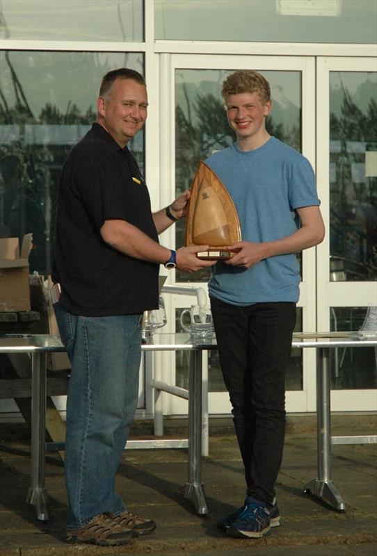 Calum Rosie wins the Crewsaver Topper Inlands at Grafham photo copyright Caroline Randeria taken at Grafham Water Sailing Club and featuring the Topper class