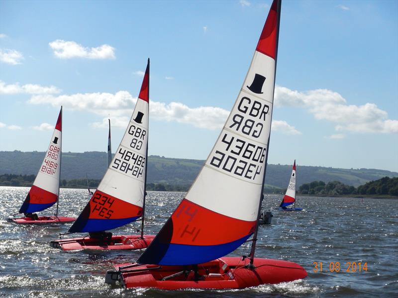 Toppers at Chew Valley Lake photo copyright Errol Edwards taken at Chew Valley Lake Sailing Club and featuring the Topper class