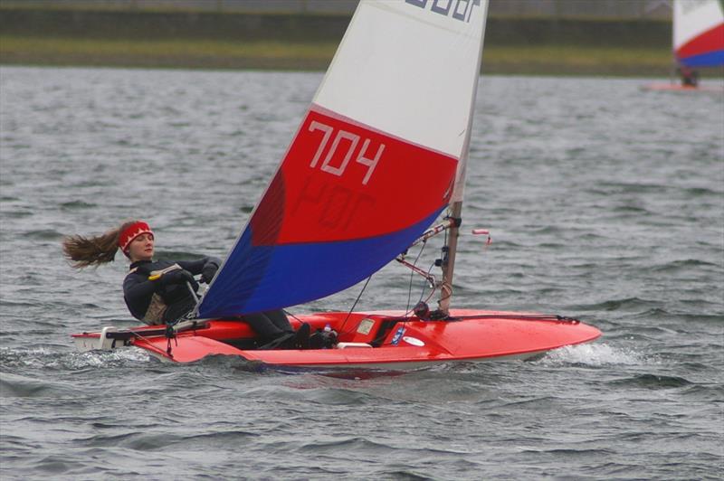 Topper SE Winter Regatta at Island Barn photo copyright Jim Champ taken at Island Barn Reservoir Sailing Club and featuring the Topper class