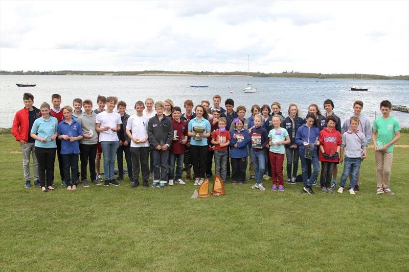 Topper Inlands at Grafham prize winners photo copyright Peter Newton taken at Grafham Water Sailing Club and featuring the Topper class