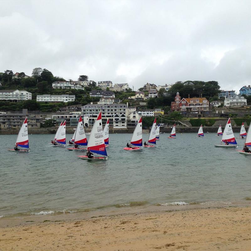 Toppers at Salcombe photo copyright Olly Alexander taken at Salcombe Yacht Club and featuring the Topper class