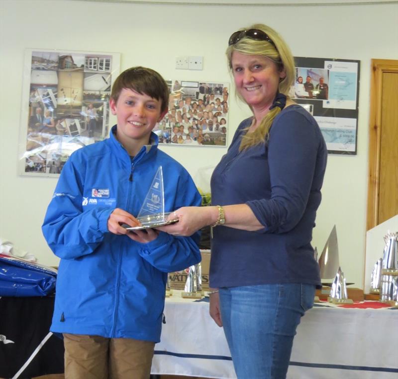 Sailingfast Scottish Topper Traveller Series 2015 winner Calum Bell photo copyright D Bell taken at Helensburgh Sailing Club and featuring the Topper class