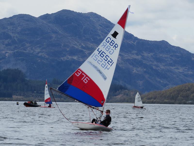 RYA Scotland Spring Championships photo copyright Dougie Bell taken at Loch Venachar Sailing Club and featuring the Topper class