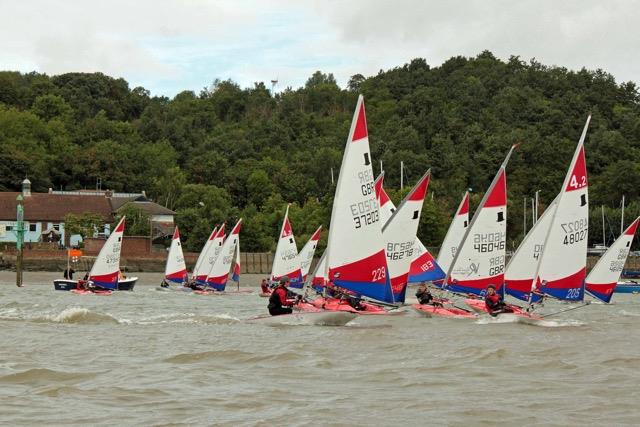 Toppers at Medway photo copyright Mike Spurgin taken at Medway Yacht Club and featuring the Topper class