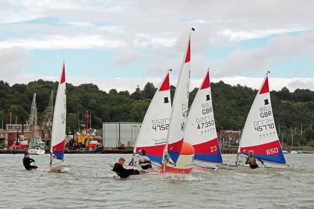 Toppers at Medway in 2016 photo copyright Mike Spurgin taken at Medway Yacht Club and featuring the Topper class