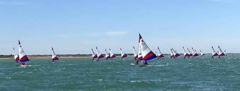 Rooster Southern Area Topper Travellers at Warsash photo copyright Ian Walker taken at Warsash Sailing Club and featuring the Topper class
