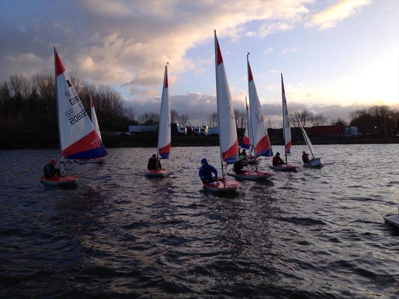 Leigh & Lowton Junior Winter Regatta photo copyright Will Welfare taken at Leigh & Lowton Sailing Club and featuring the Topper class