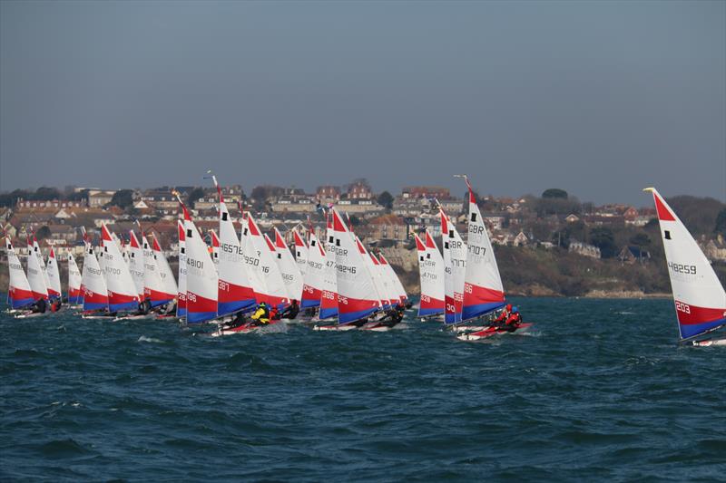 Topper Winter Championships at the WPNSA photo copyright Andrew Peaty taken at Weymouth & Portland Sailing Academy and featuring the Topper class